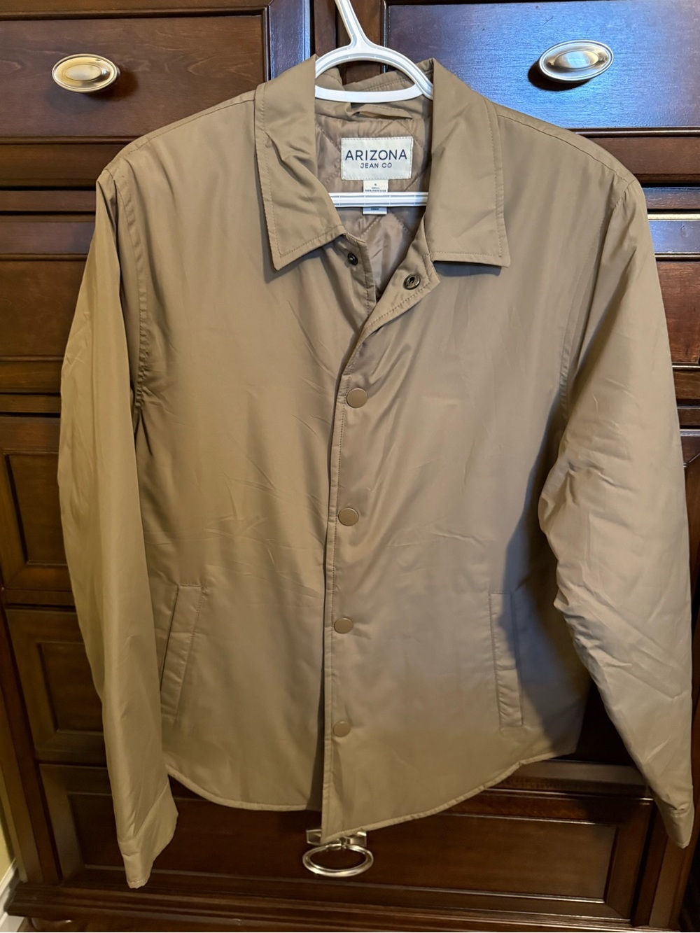Arizona Jean Company Lightweight Tan Men's Shirt Jacket